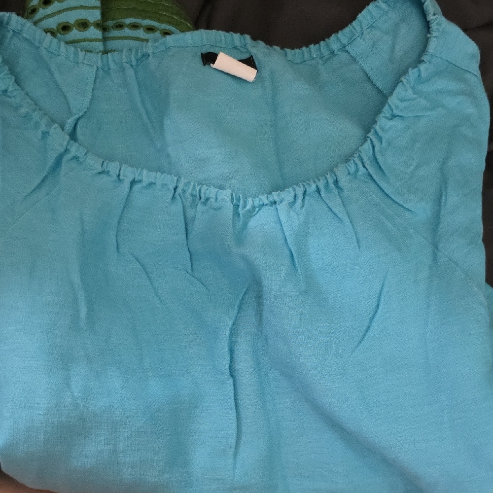 J. Crew Blue Blouse